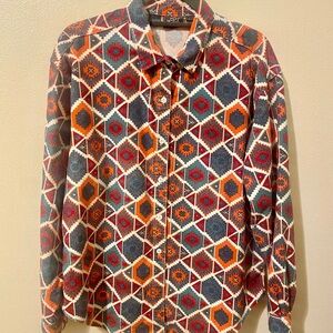 Woolrich button down southwestern shirt